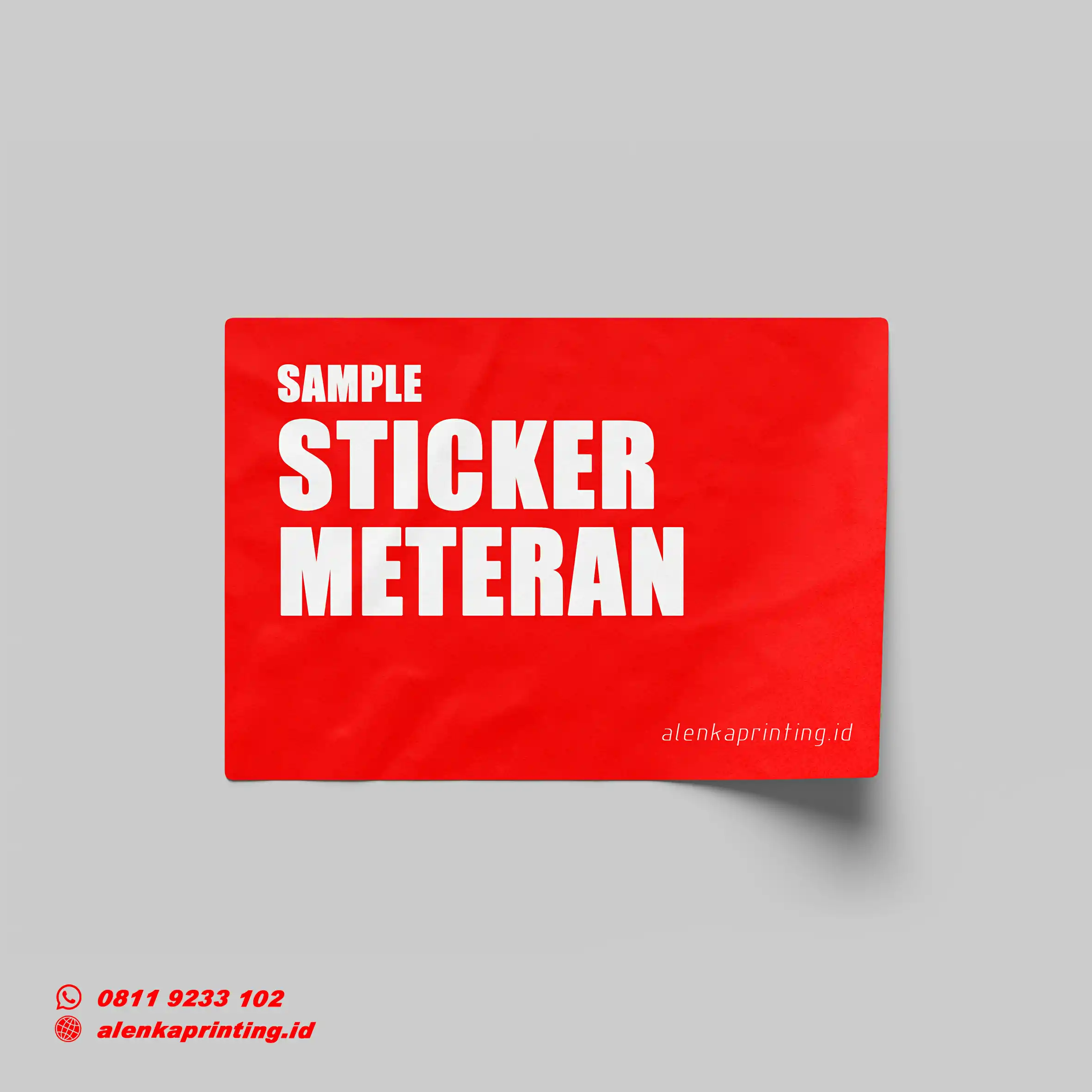 stiker meteran